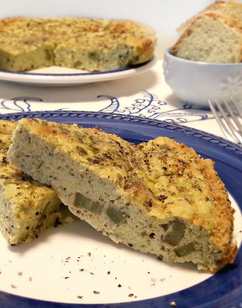 frittata di albumi ed essenza di carciofo  ricetta facile