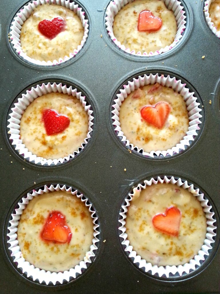 Muffin dolci alle fragole speziate e maggiorana preparazione