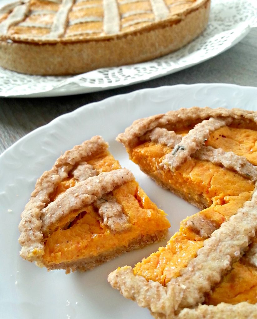 Crostata salata con crema di peperoni ricetta goumet