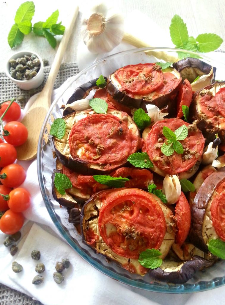 Terrina rustica di pomodoro e melanzane light