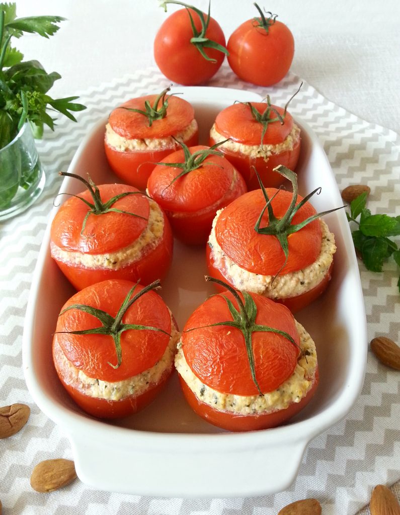 Pomodori veggie ripieni con sorpresa ricetta light