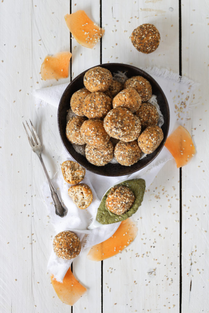 Polpette veggie di tofu e zucca cotte al forno ricetta vegana