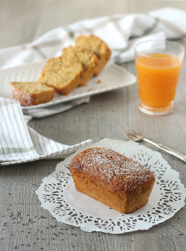 Plumcake vegani succo di frutta e chia light