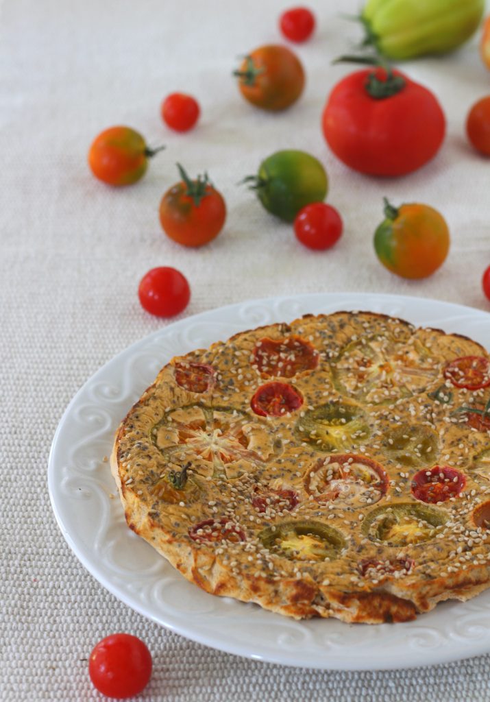 Frittata di albumi senza olio al doppio pomodoro light