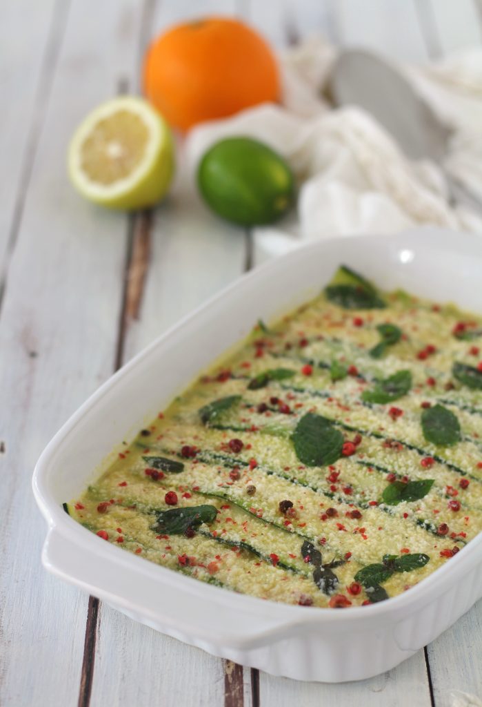 Lasagna di zucchine senza pasta e senza cottura vegan