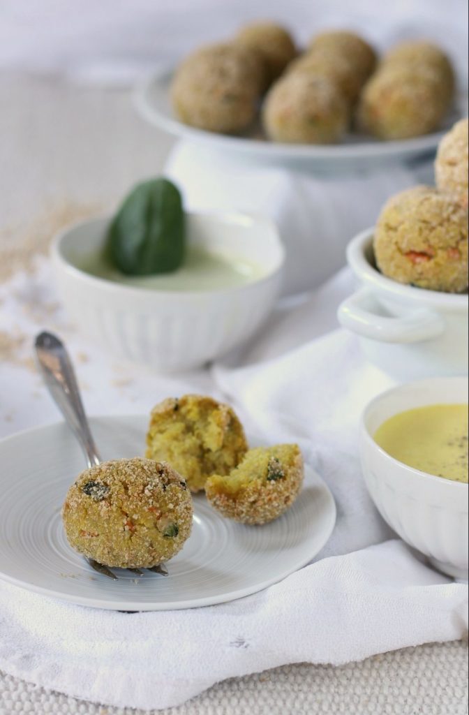 Polpettine veg di quinoa zucca e zucchine al forno light