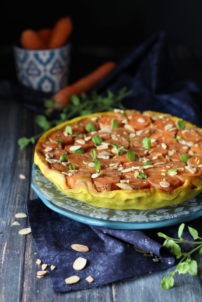 Tarte tatin alle carote e topinambur light