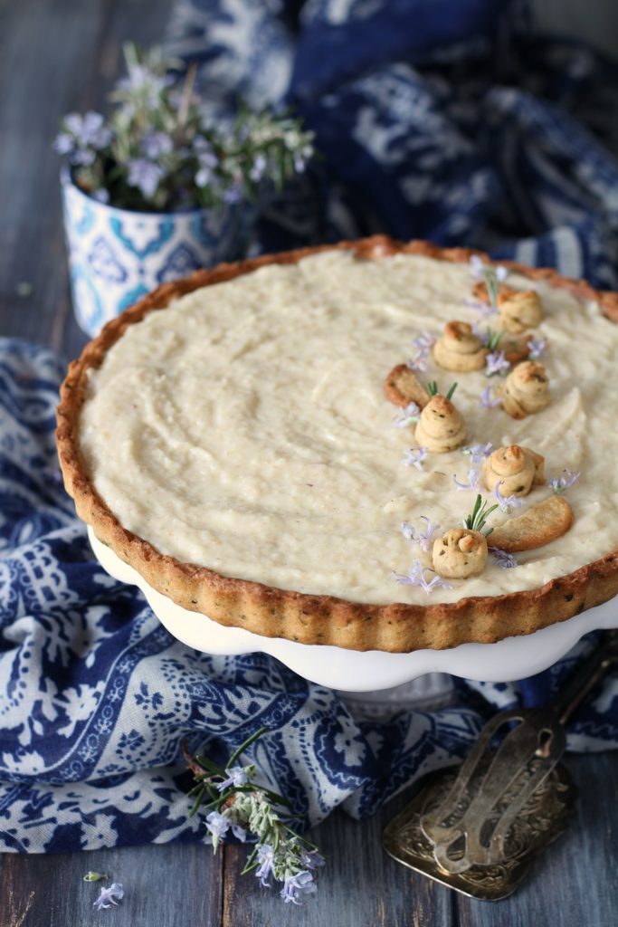 Crostata ananas e rosmarino senzaburro