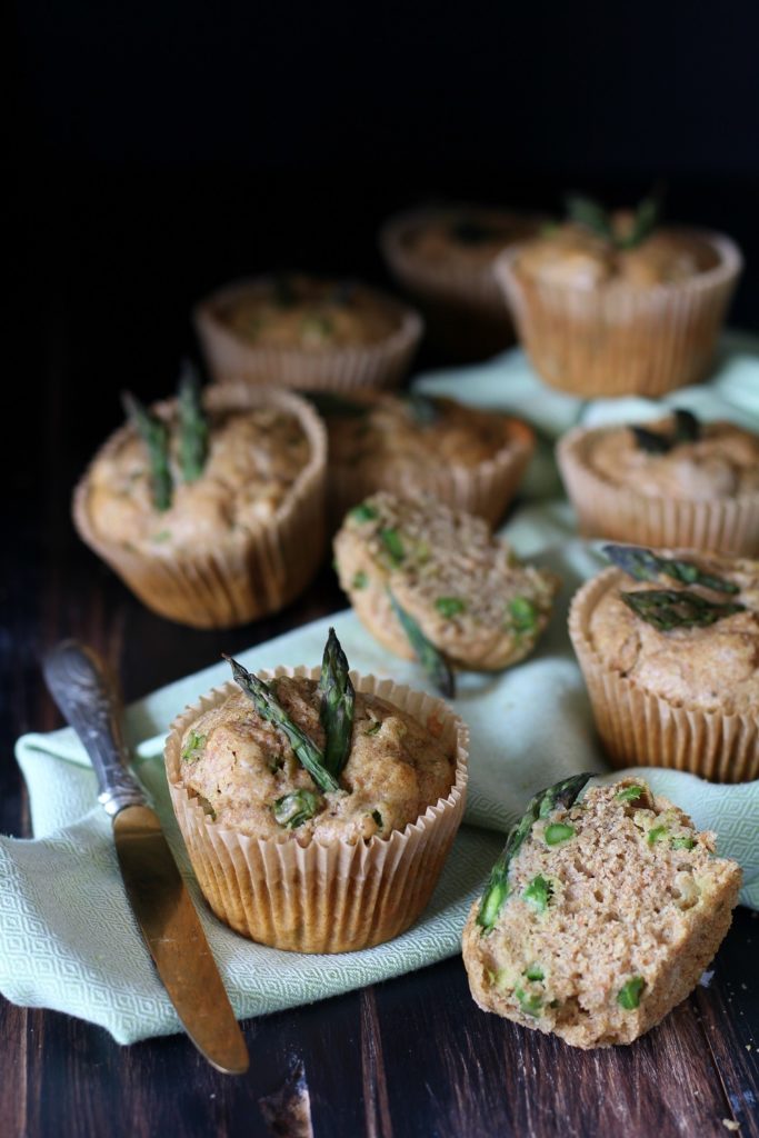 muffin leggeri e integrali agli asparagi AmoreTerra