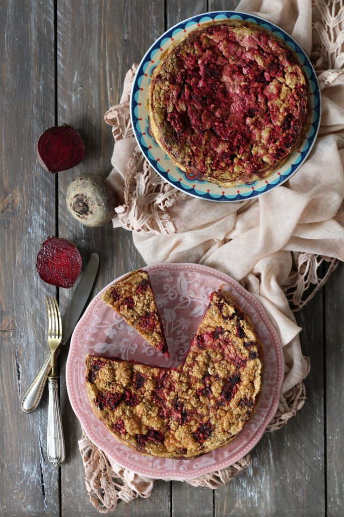 Sformato leggero di barbabietola e salvia ricetta facile