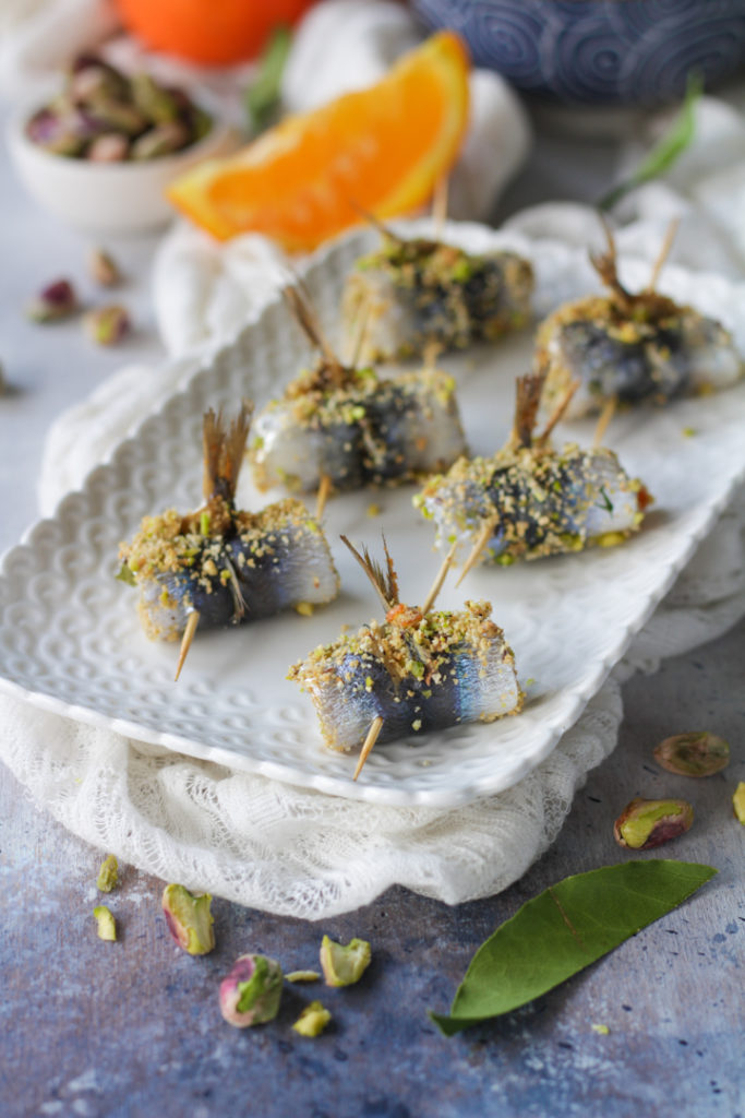 Sarde a beccafico con arancia candita facili e golose