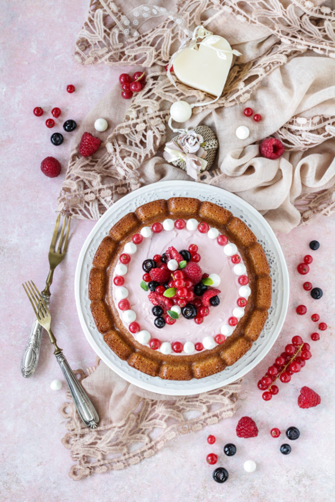 torta con Alchermes e paprika dolce San Valentino