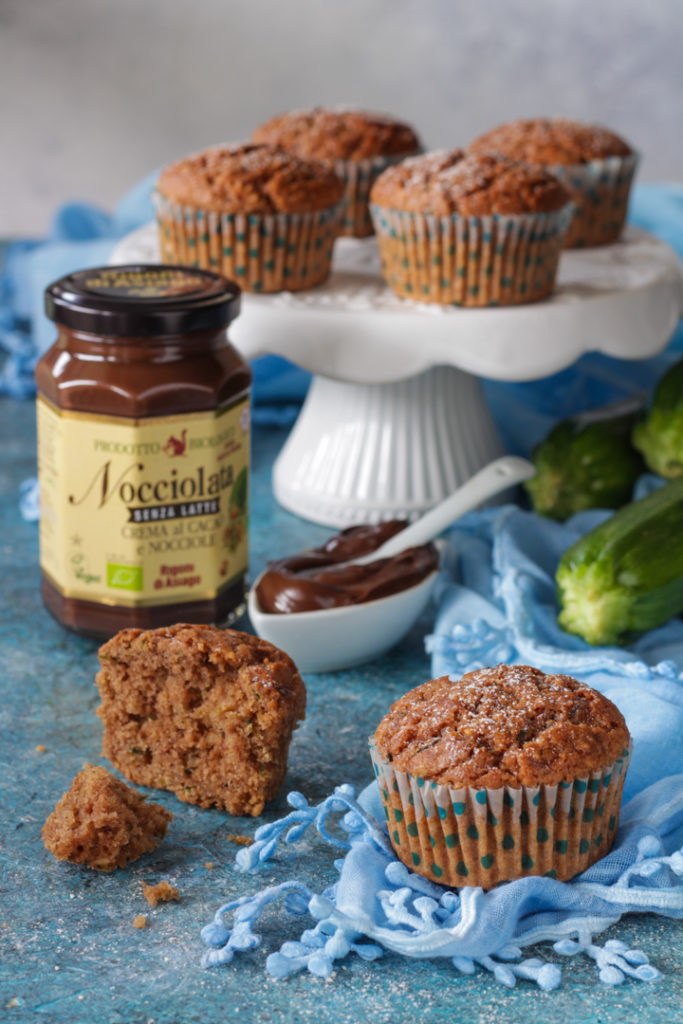 Muffin dolci zucchine e nocciolata senza lattosio Rigoni di Asiago