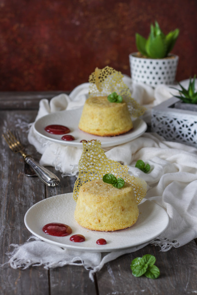 Sformatino ricotta parmigiano a bagnomaria