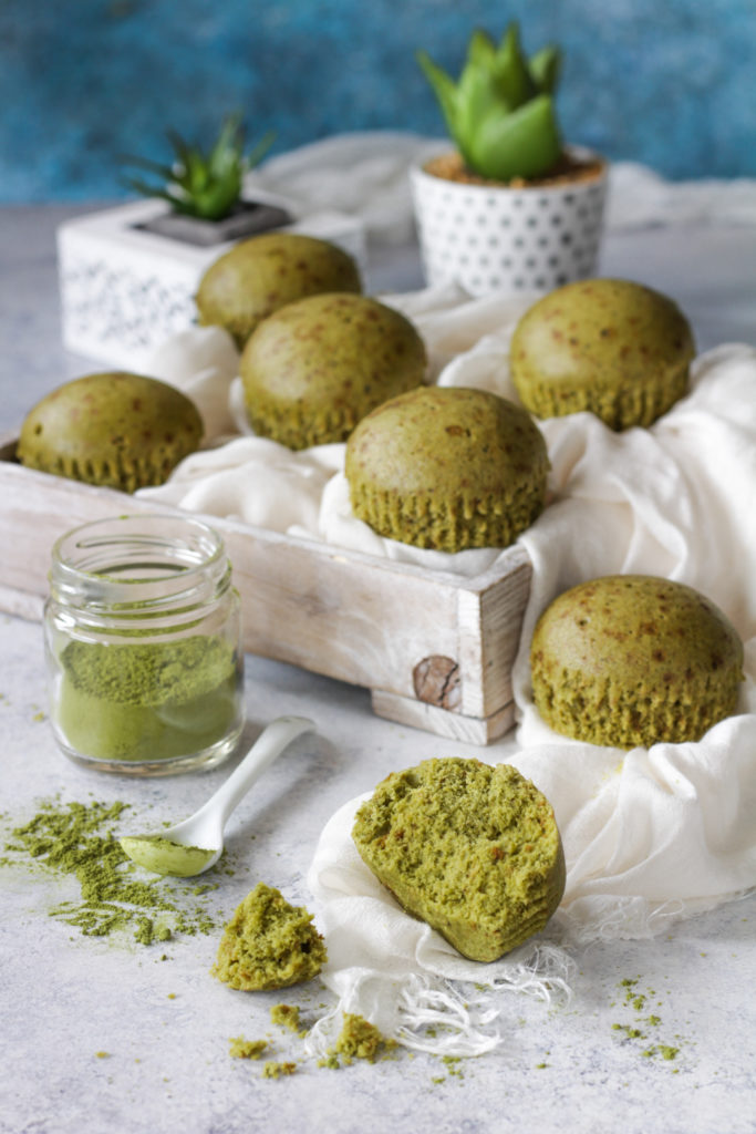 Muffin al vapore con tè Matcha golosi e facili