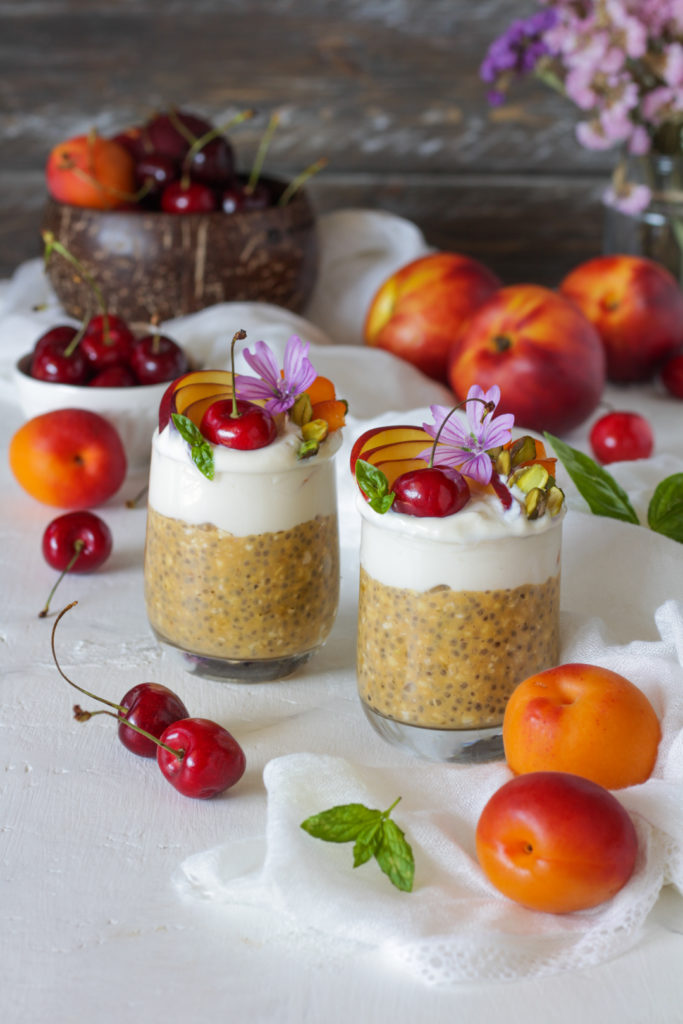 Overnight porridge al succo di frutta ricetta veloce