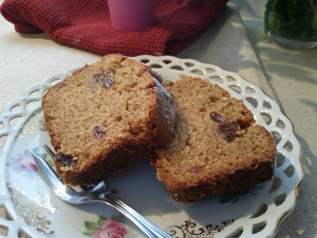 Plum polenta cake Papilla Monella