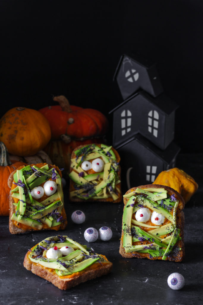 Avocado toast di Halloween semplici e veloci