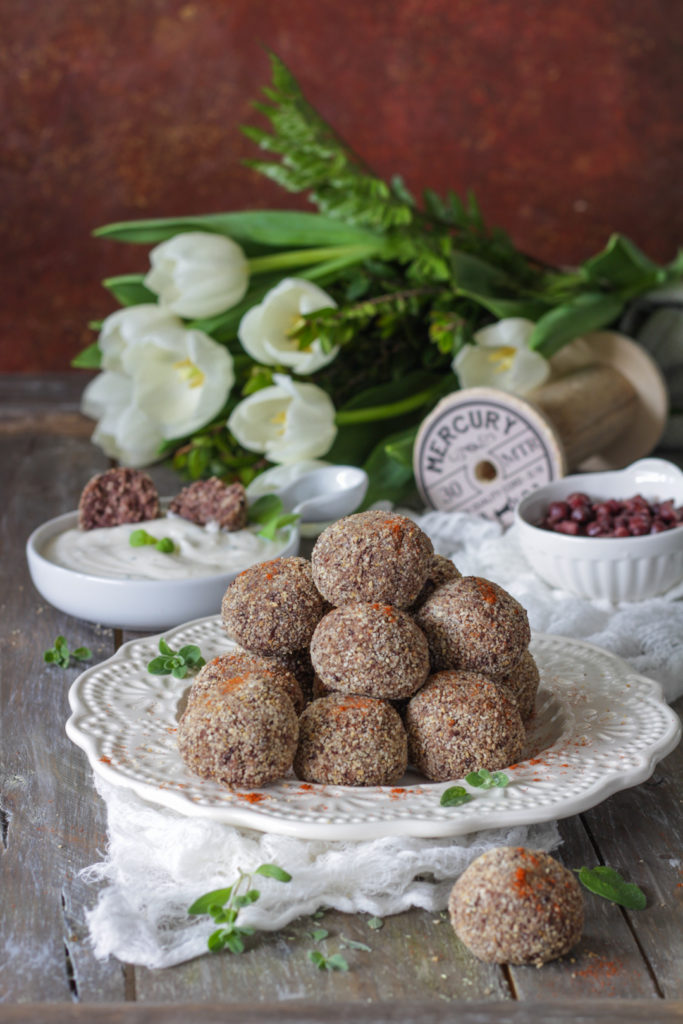 Polpette di fagioli rossi e paprika vegan