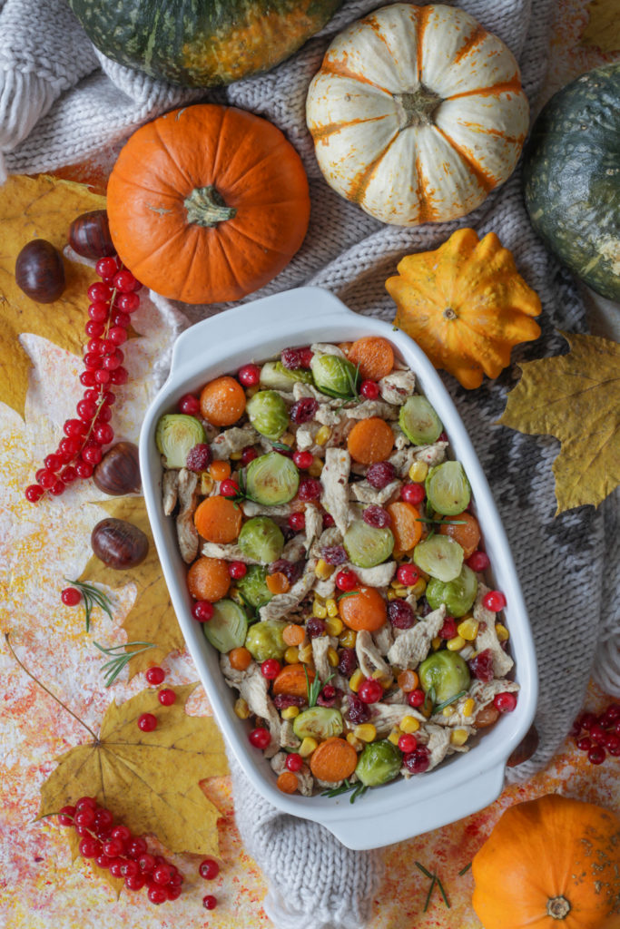 Terrina di tacchino con frutta e verdura autunnale ricetta facile