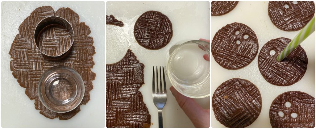 Come creare biscotti belli con un bicchiere una forchetta e una cannuccia