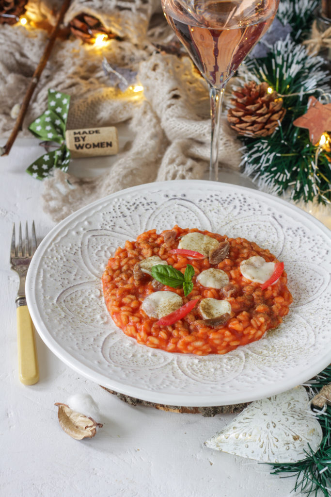 Risotto alla pizza senza burro