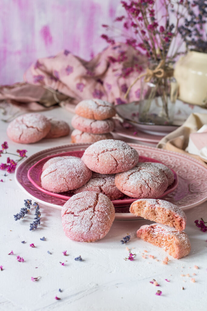 CRINKLE COOKIES ALLA BARBABIETOLA