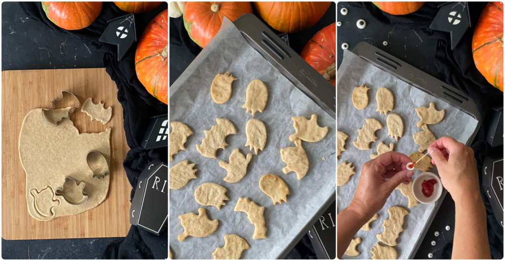 Frollini salati di Halloween alla curcuma