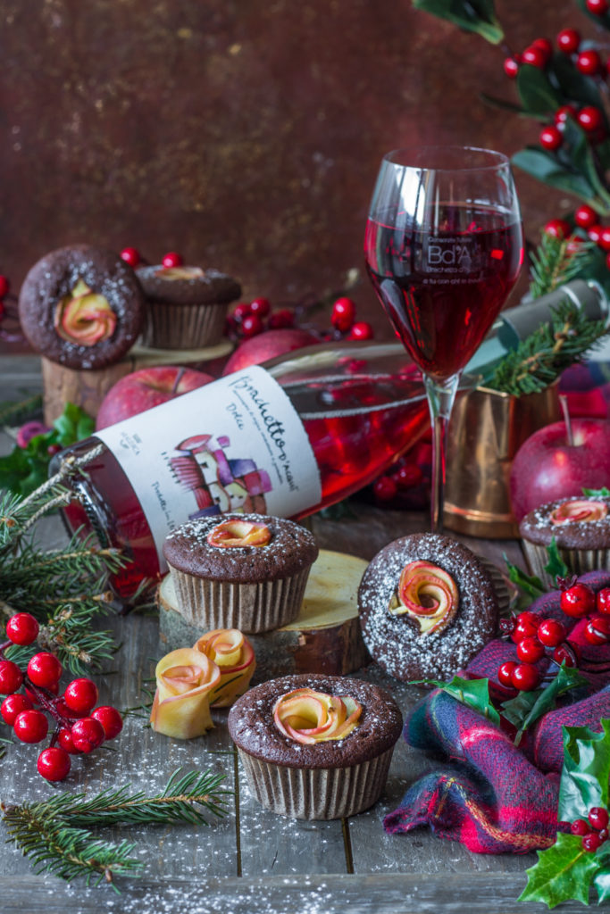 Muffin al vino Brachetto d'Acqui docg