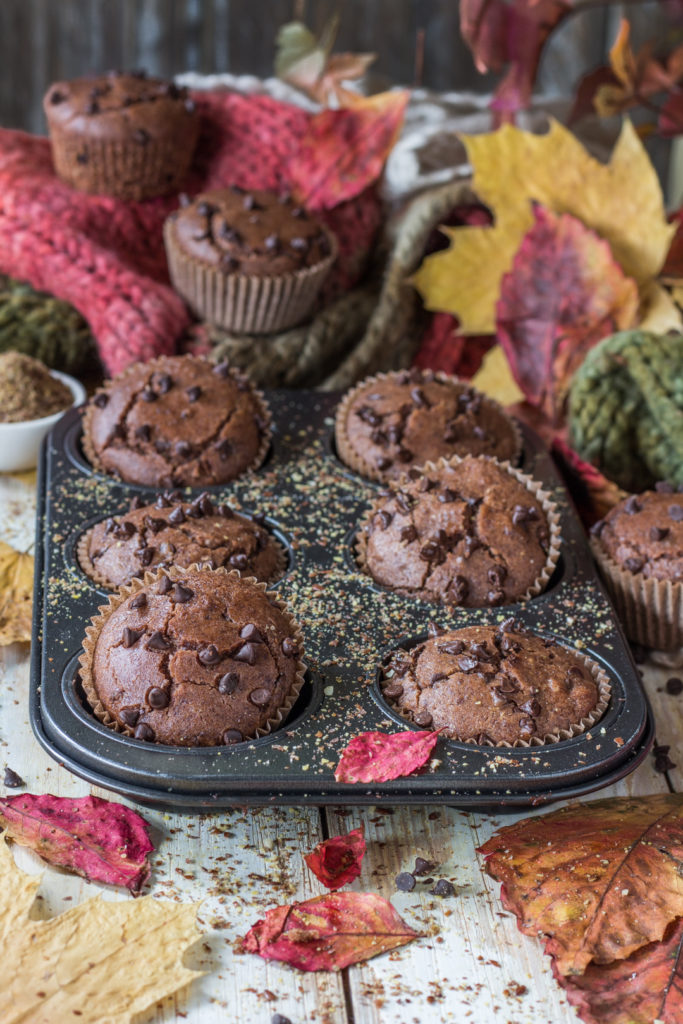 Muffin veg glutenfree con lino e cioccolato LInwoods