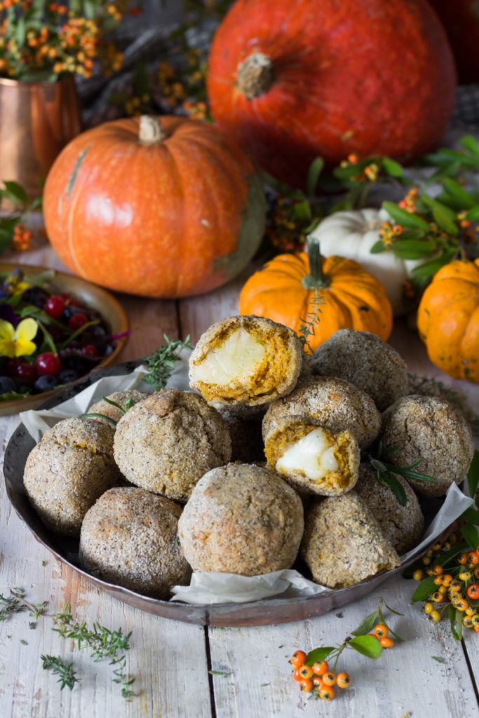 Polpette di zucca e Valtellina Casera dop facile e gustoso