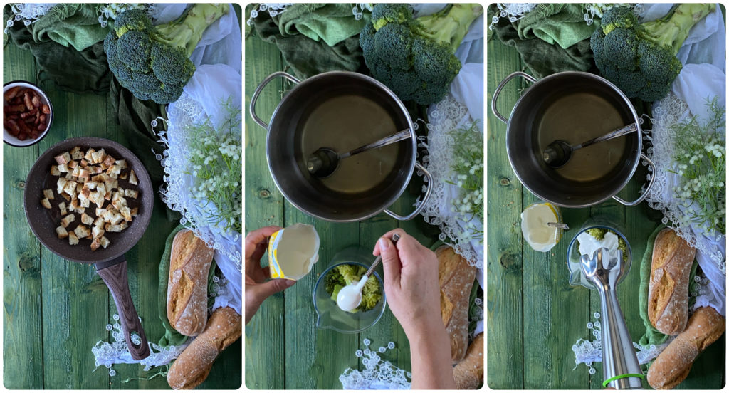 Vellutata di broccoli con panna Bayernland