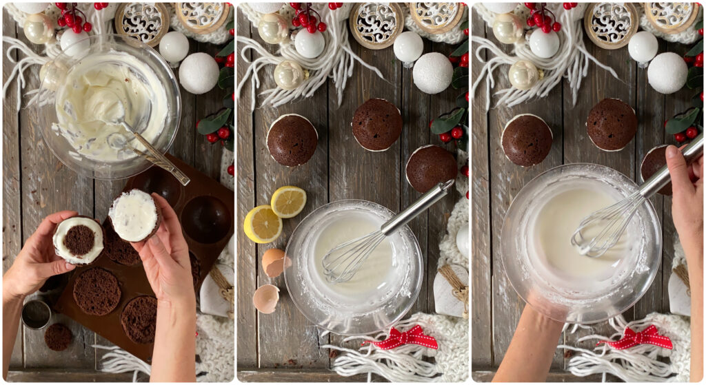 palline di Natale dolci come riempirle e decorare