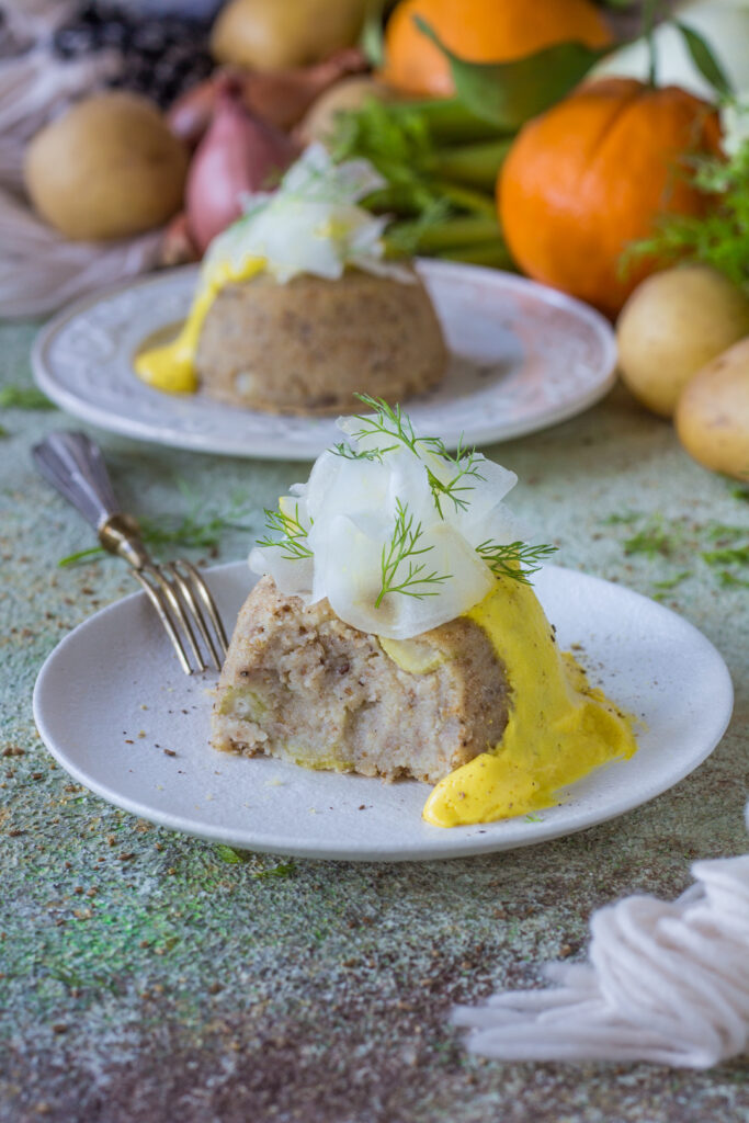 Consistenza perfetta sformatini salati vegani