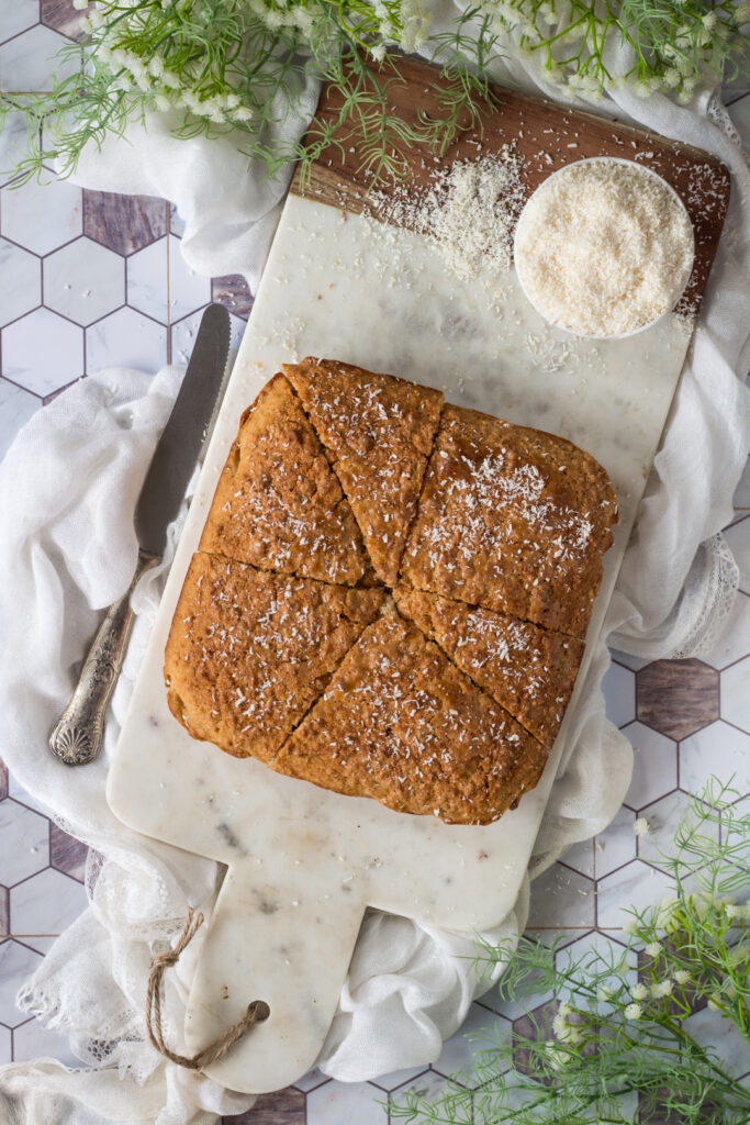 Torta semplice al cocco vegana