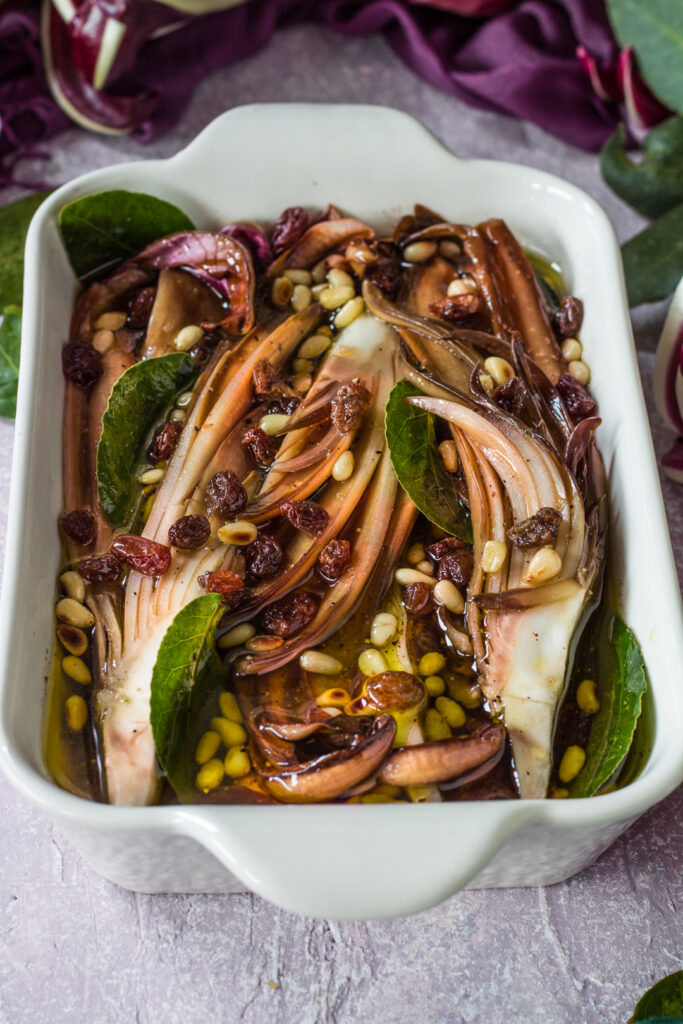 Radicchio tardivo marinato in agrodolce facile e gustoso