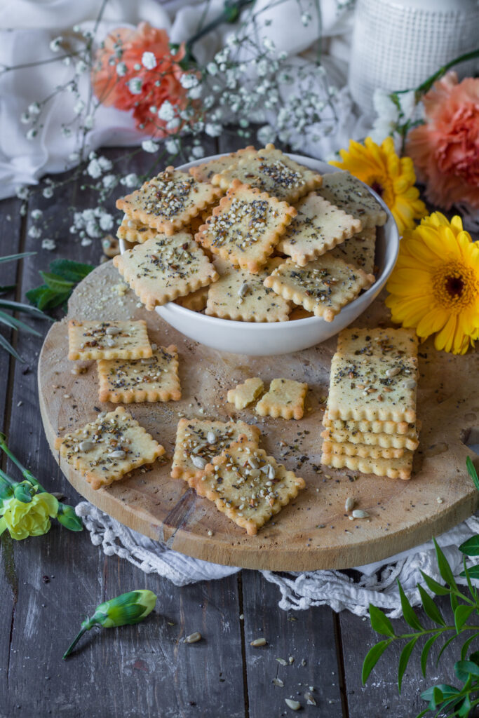 crackers di riso e ceci senza glutine vegani