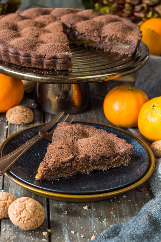 fetta di torta pronta da guistare