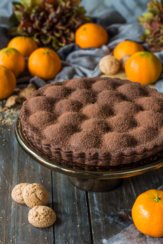 Crostata senza burro con amaretti