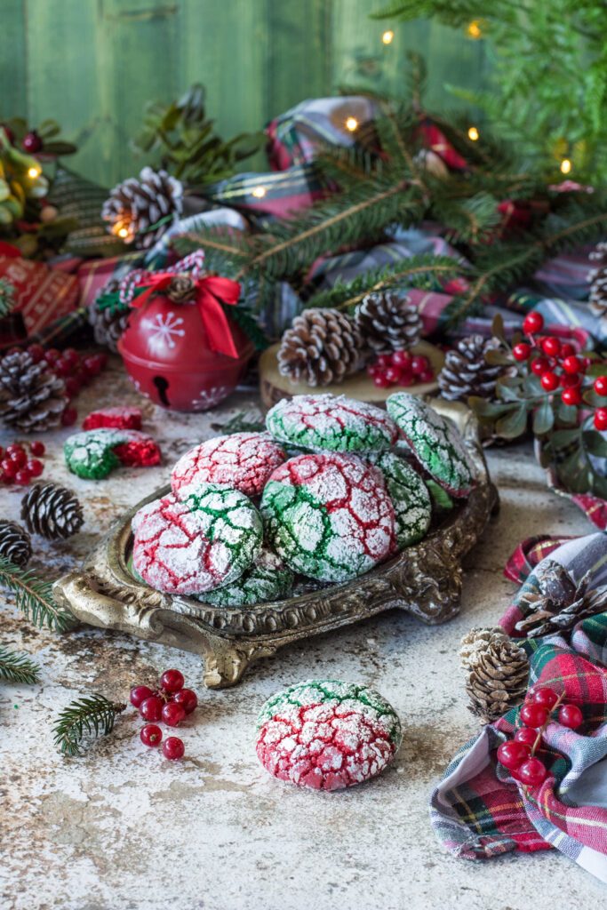 CRINKLE COOKIES DI NATALE facili e veloci