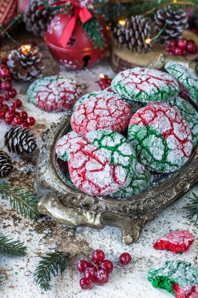 CRINKLE COOKIES DI NATALE facili e veloci