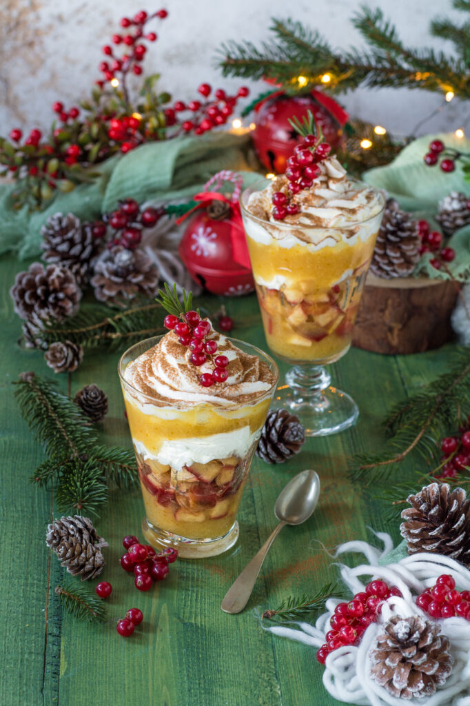 Dessert di natale al cucchiaio