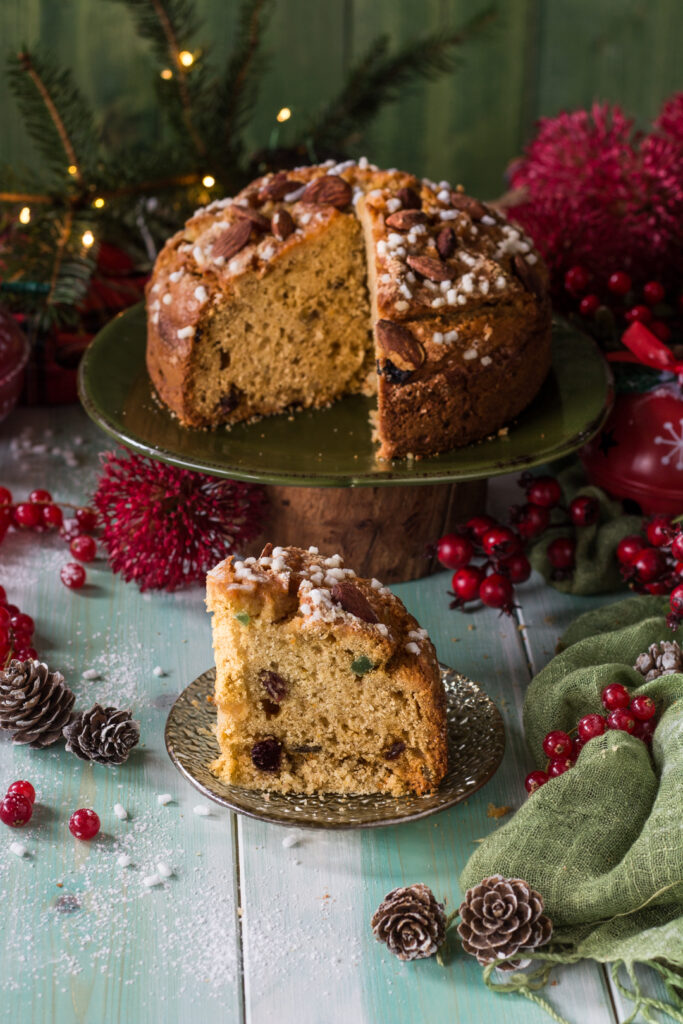 Panettorta - fetta pronta da gustare