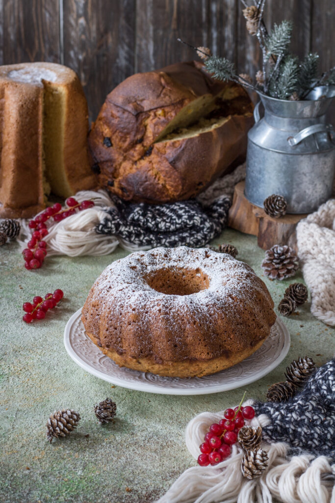 Torta con panettone o pandoro avanzato