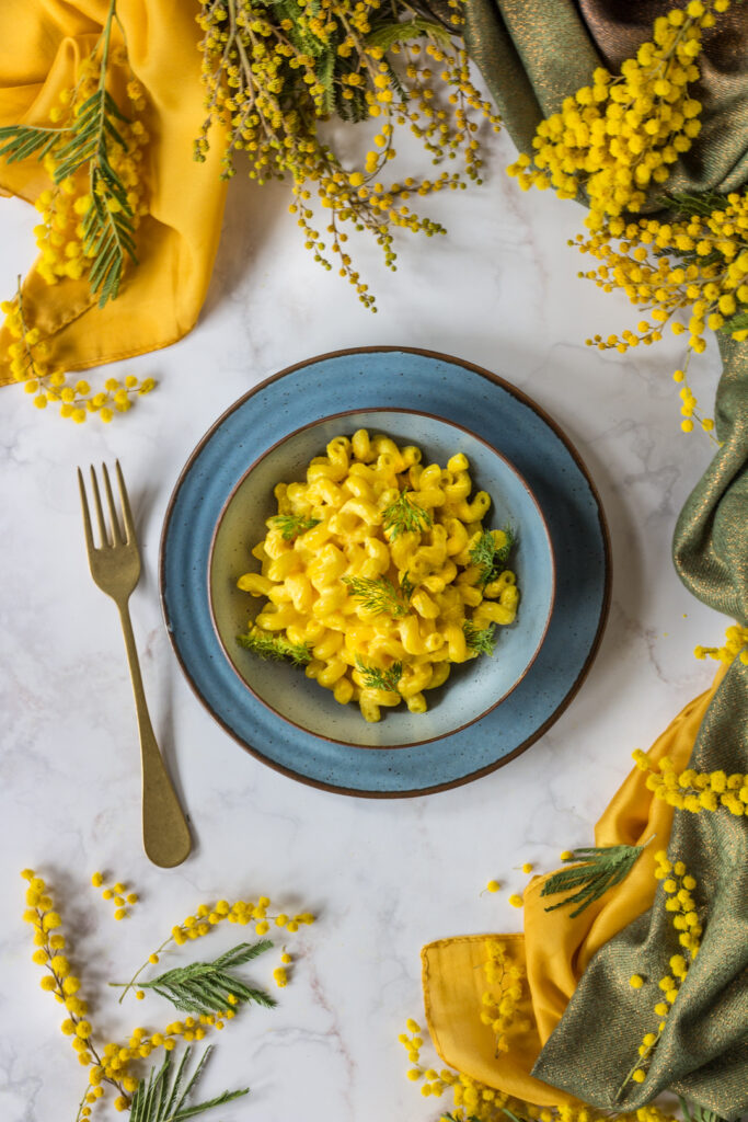 pasta mimosa senza uova con cottura passiva