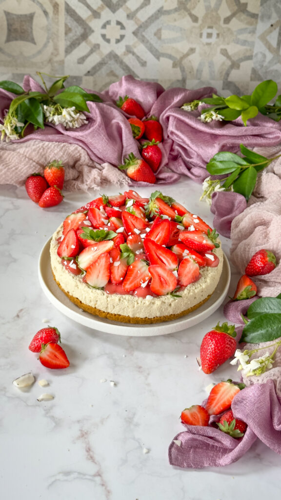 Cheesecake vegetale senza cottura