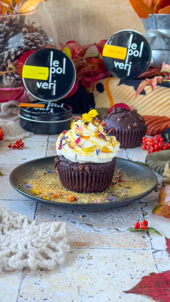 Muffin veg ai datteri e cioccolato senza zuccheri raffinati