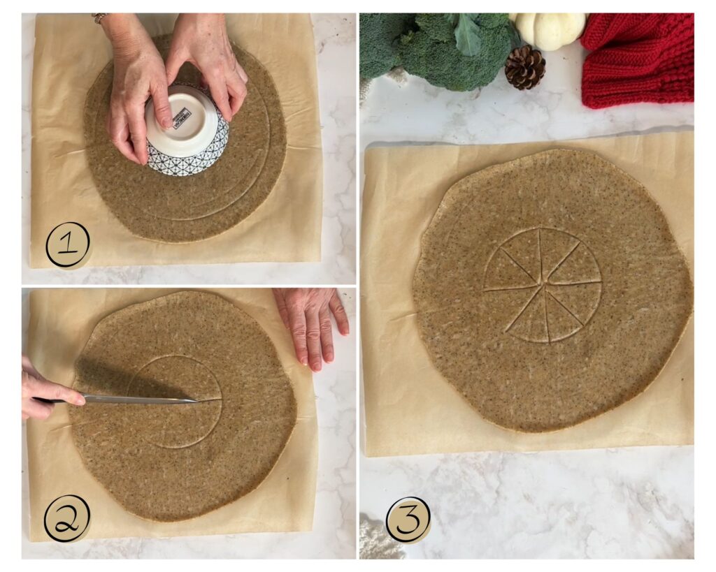 come creare corona di sfoglia salata