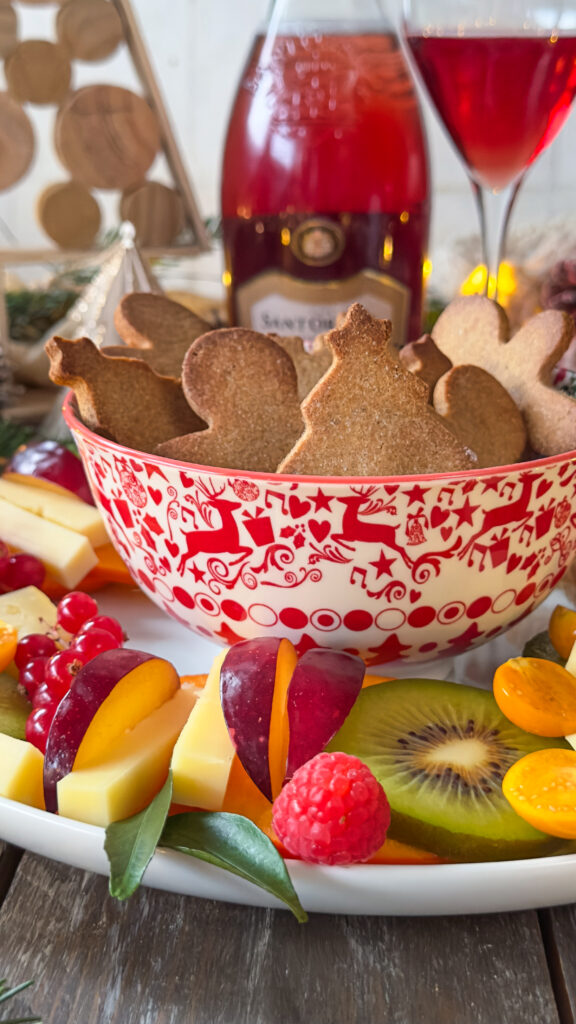 Ghirlanda di Natale con biscotti salati