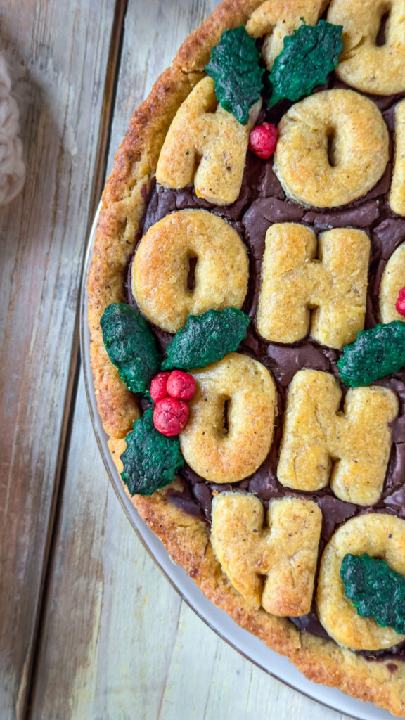 Crostata di natale veg senza zuccheri raffinati